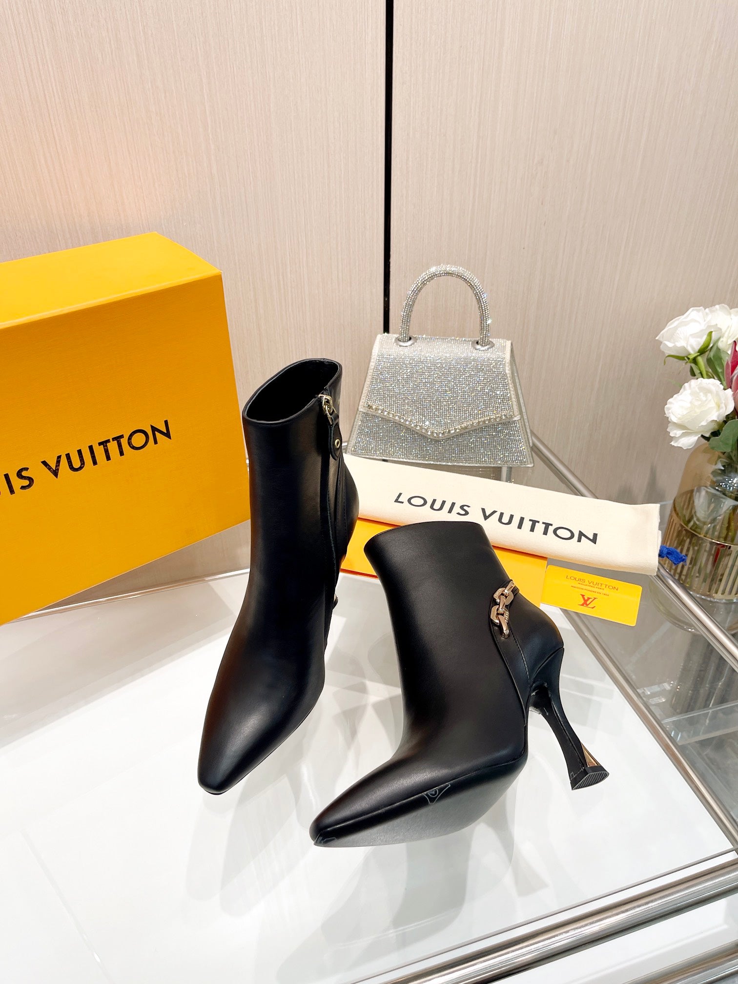 L new fashion printed zipper boots 0724102306