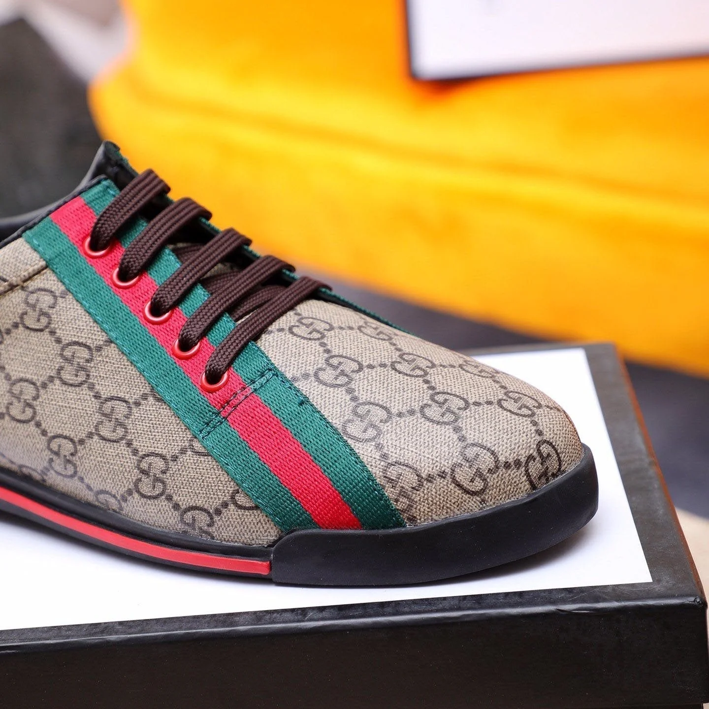 classic printed low-top rubber-soled sports shoes 0725061703