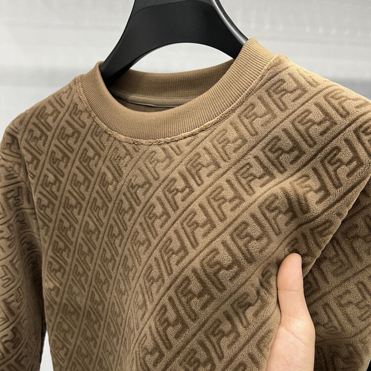 New veLet thickened men's pullover hoodie 1024102507