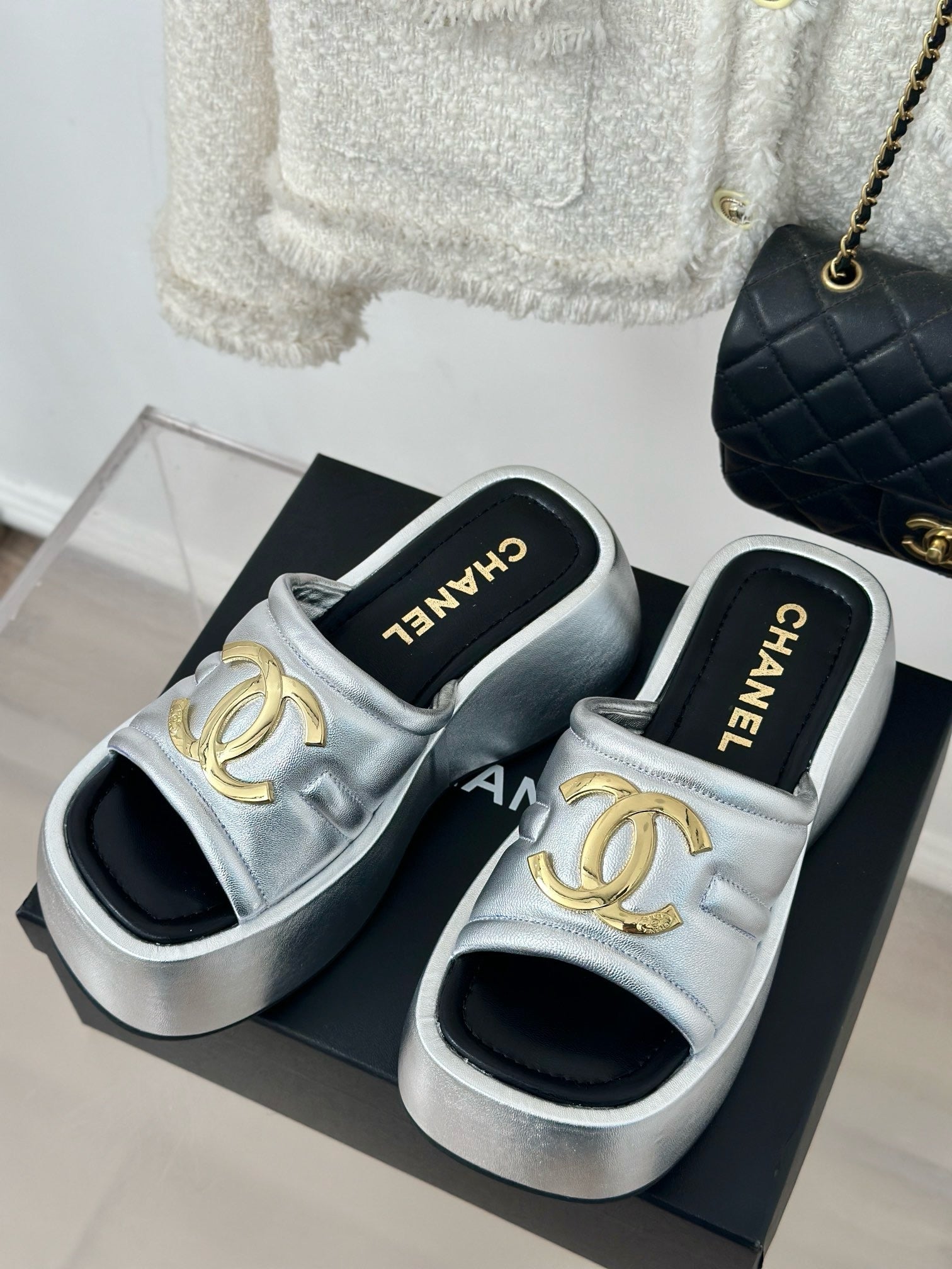Women Leather Platform Sandal 0724062801