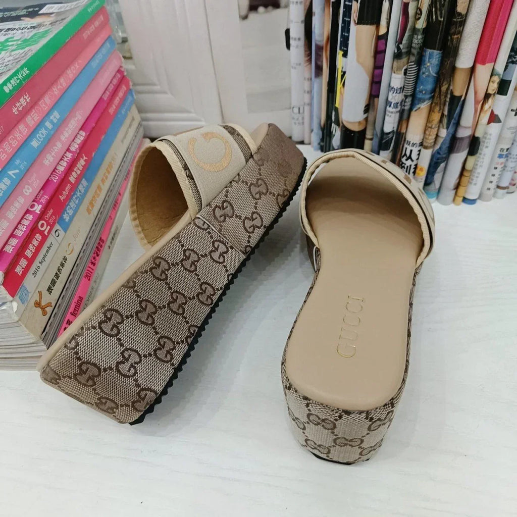 New Metallic Letter Women's Sandals 1024031806