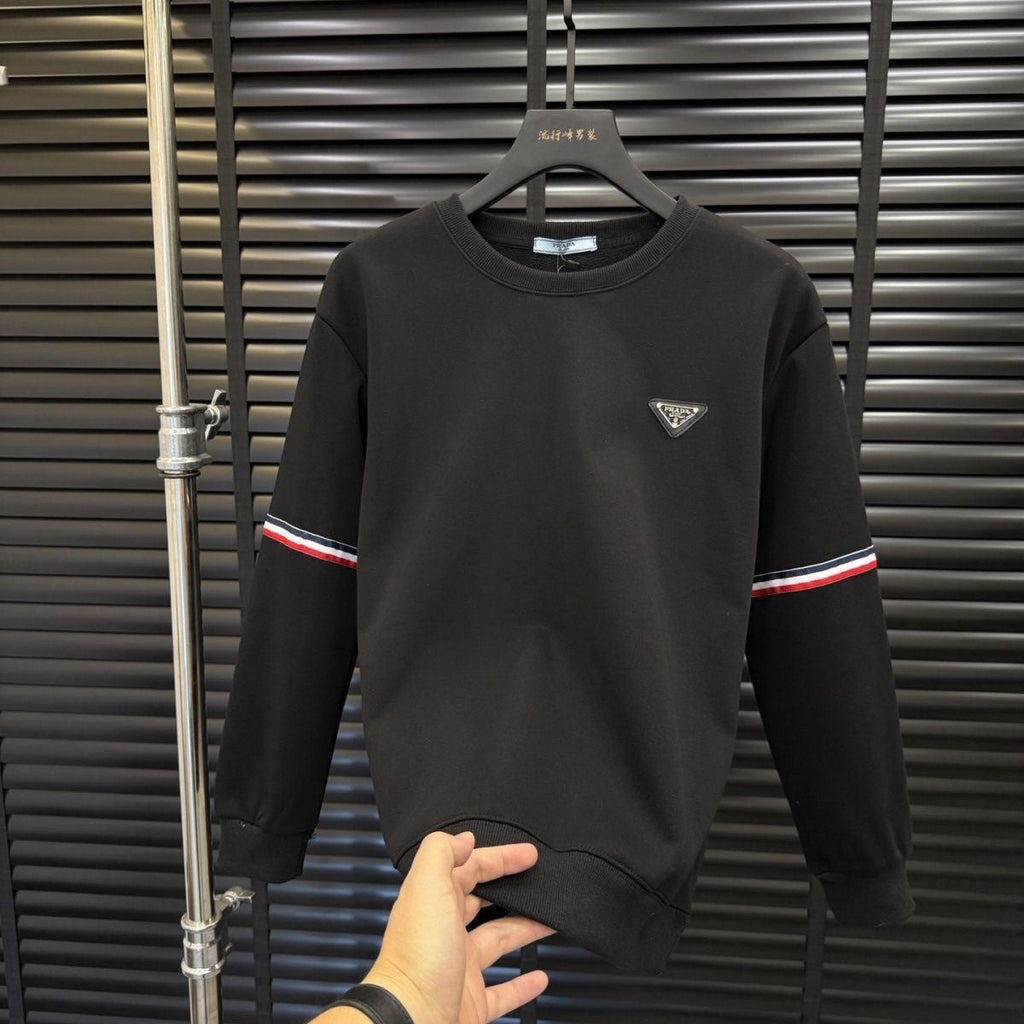 New Fashion Men's PRA Logo Crew Neck Sweatshirt PD1326102119