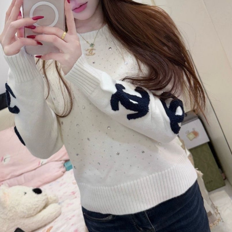 New Fashion Women's CC Knit Sweater PD1326101207
