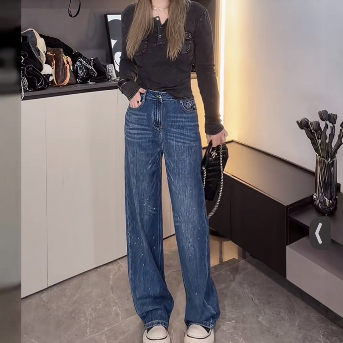 New Fashio Women's straight-leg Jeans PD1326091505