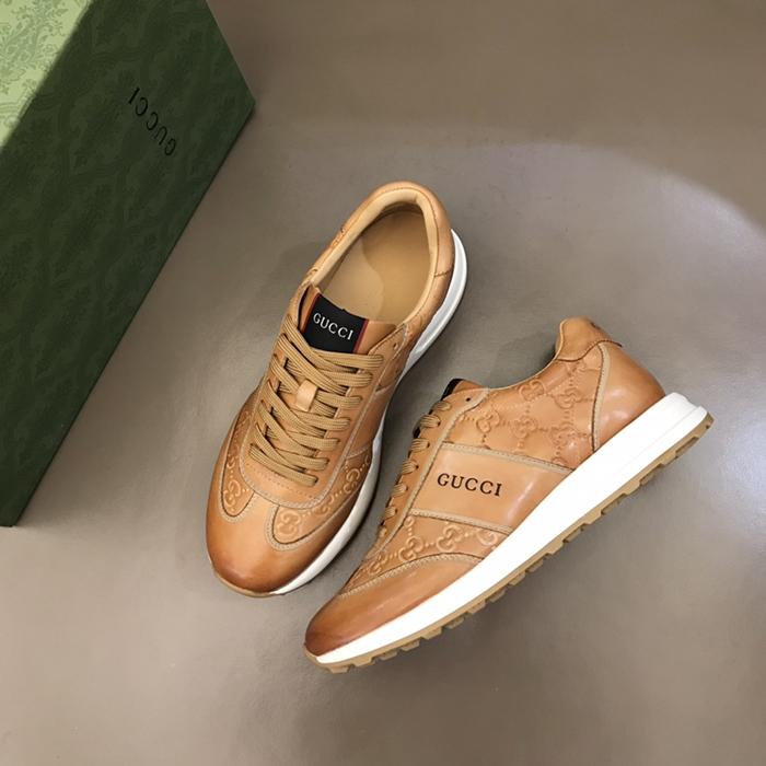 Original color top Leisure classic printed rubber sole cowhide casual shoes