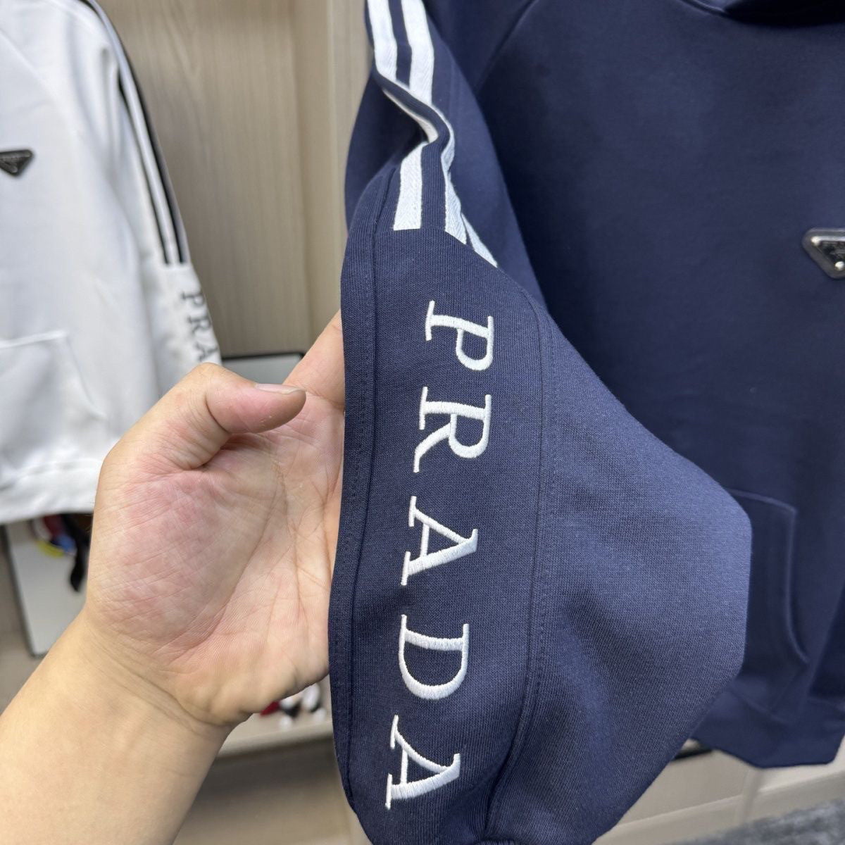 New Fashion Men's PRA Logo Crew Neck Sweatshirt PD1326102120