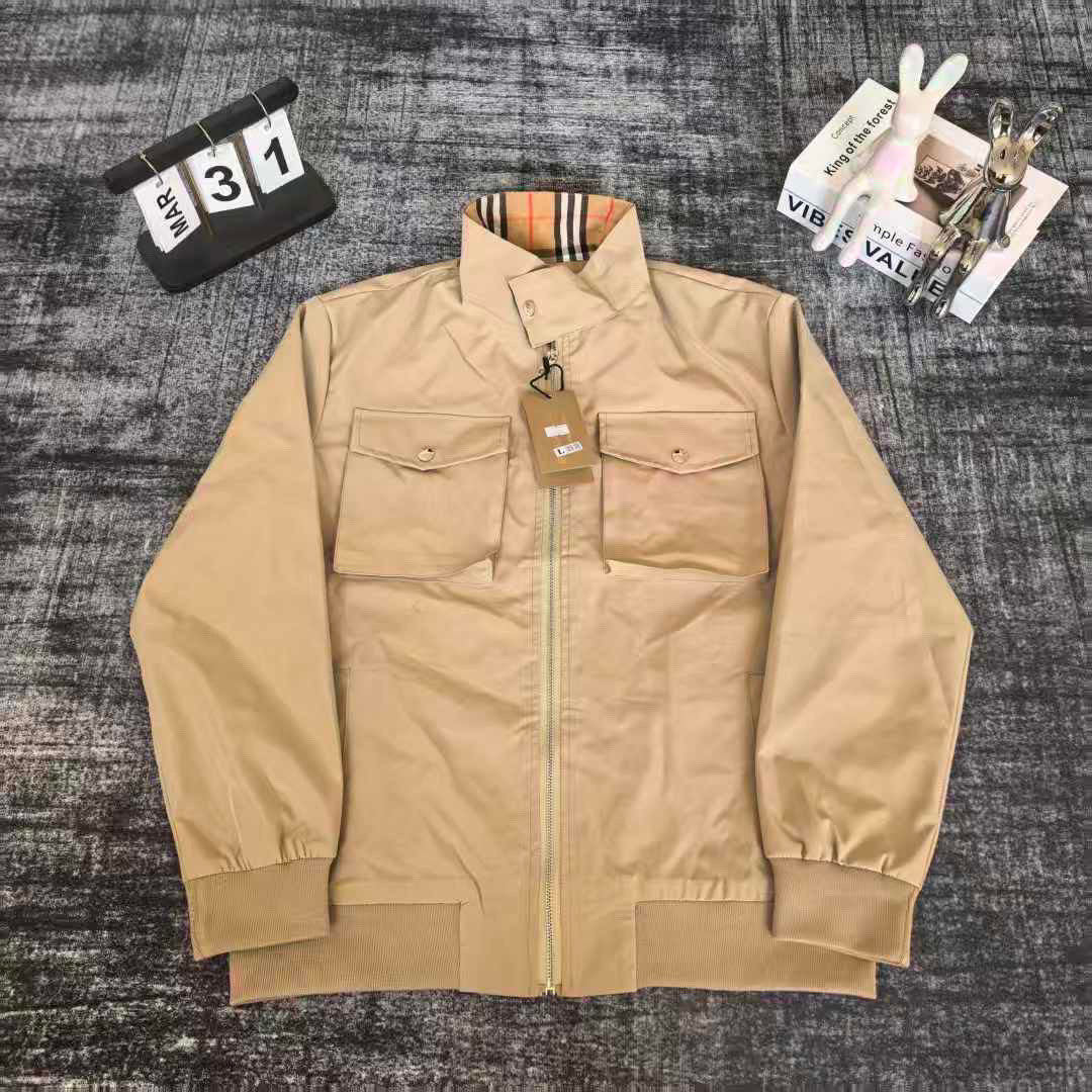 New Fashion Men's Stand Collar Cargo Jacket PD1326101212