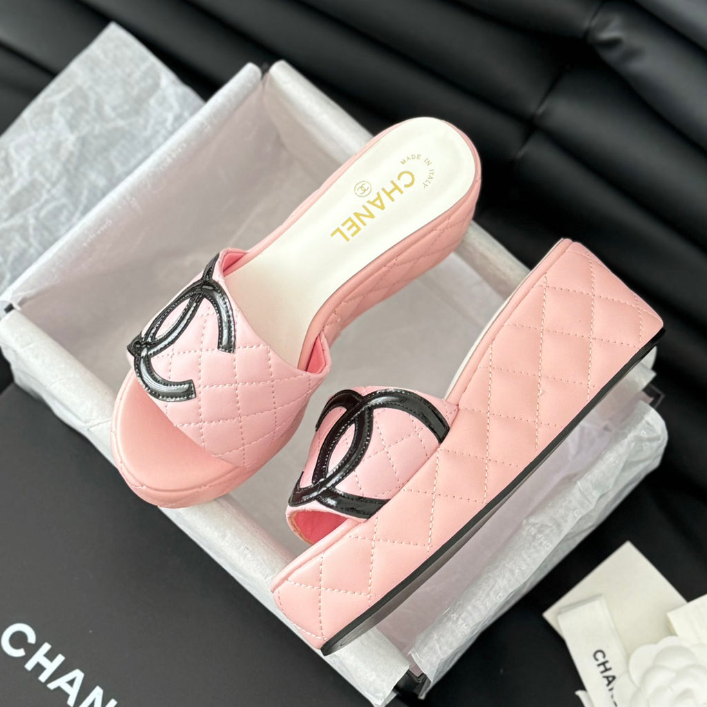rhombus platform slippers 0724050601