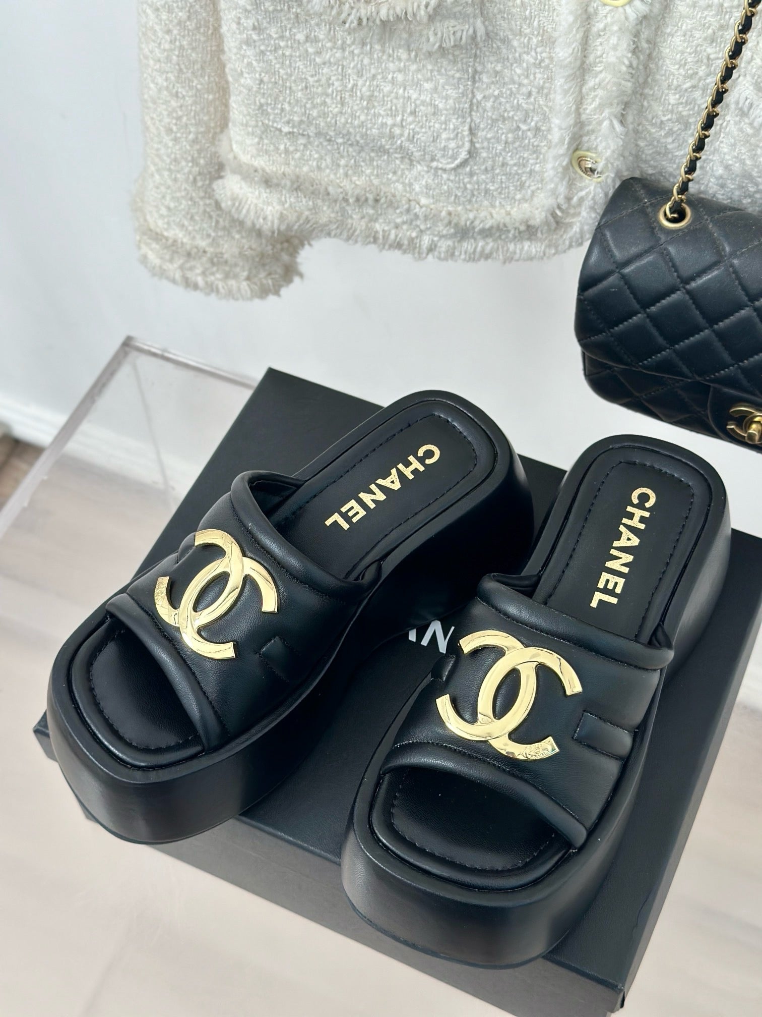 Women Leather Platform Sandal 0724062801