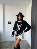fashion print sweater 0725042106
