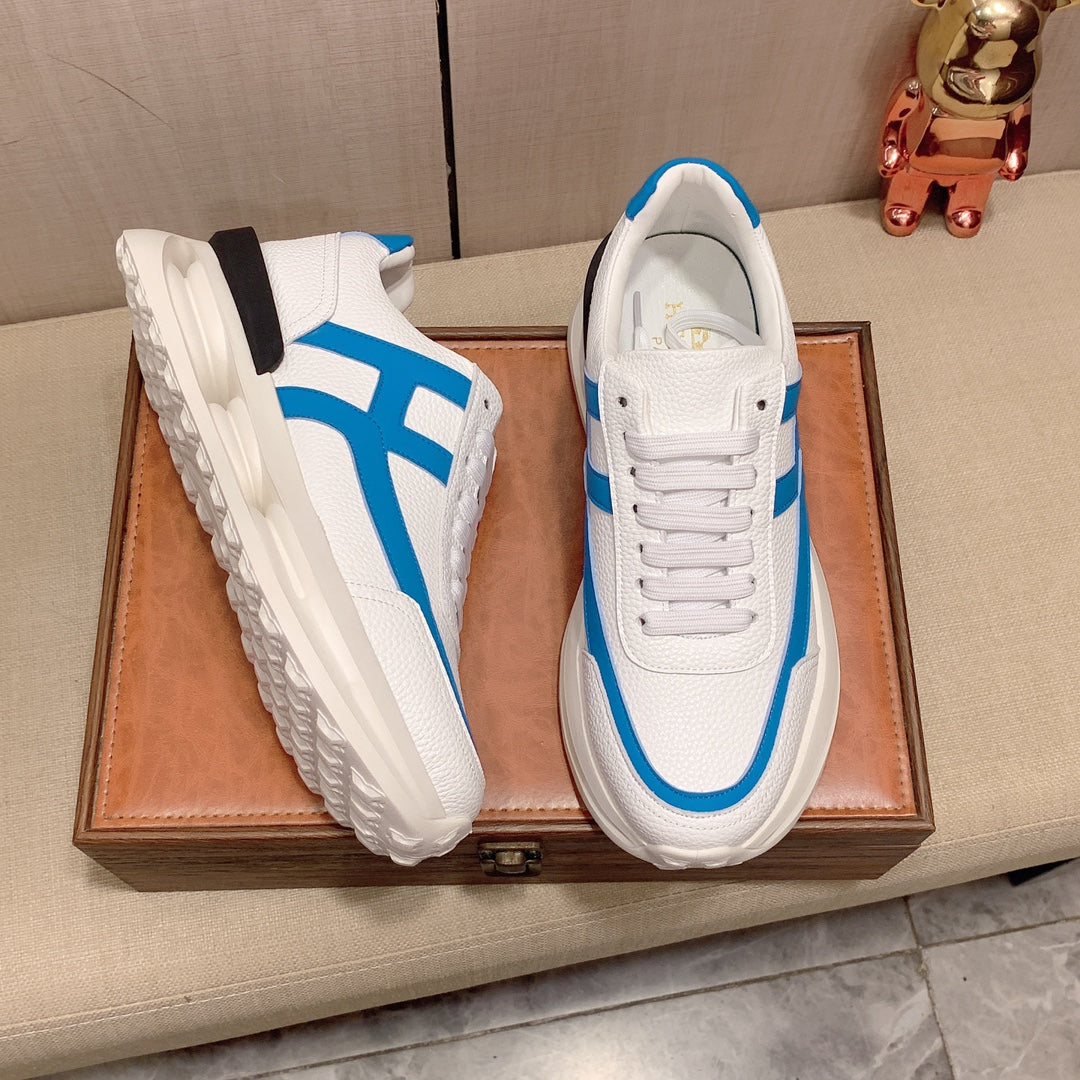 H fashion printed rubber sole sneakers 0724072303