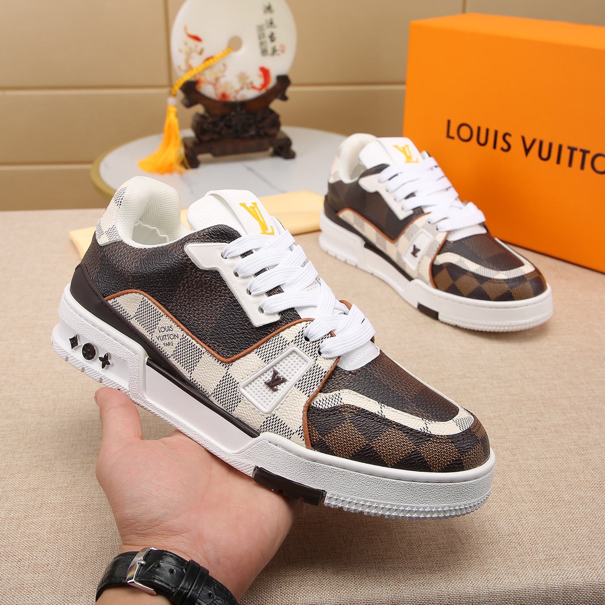 L Trainer Plaid Fashion Sneakers 0724120305