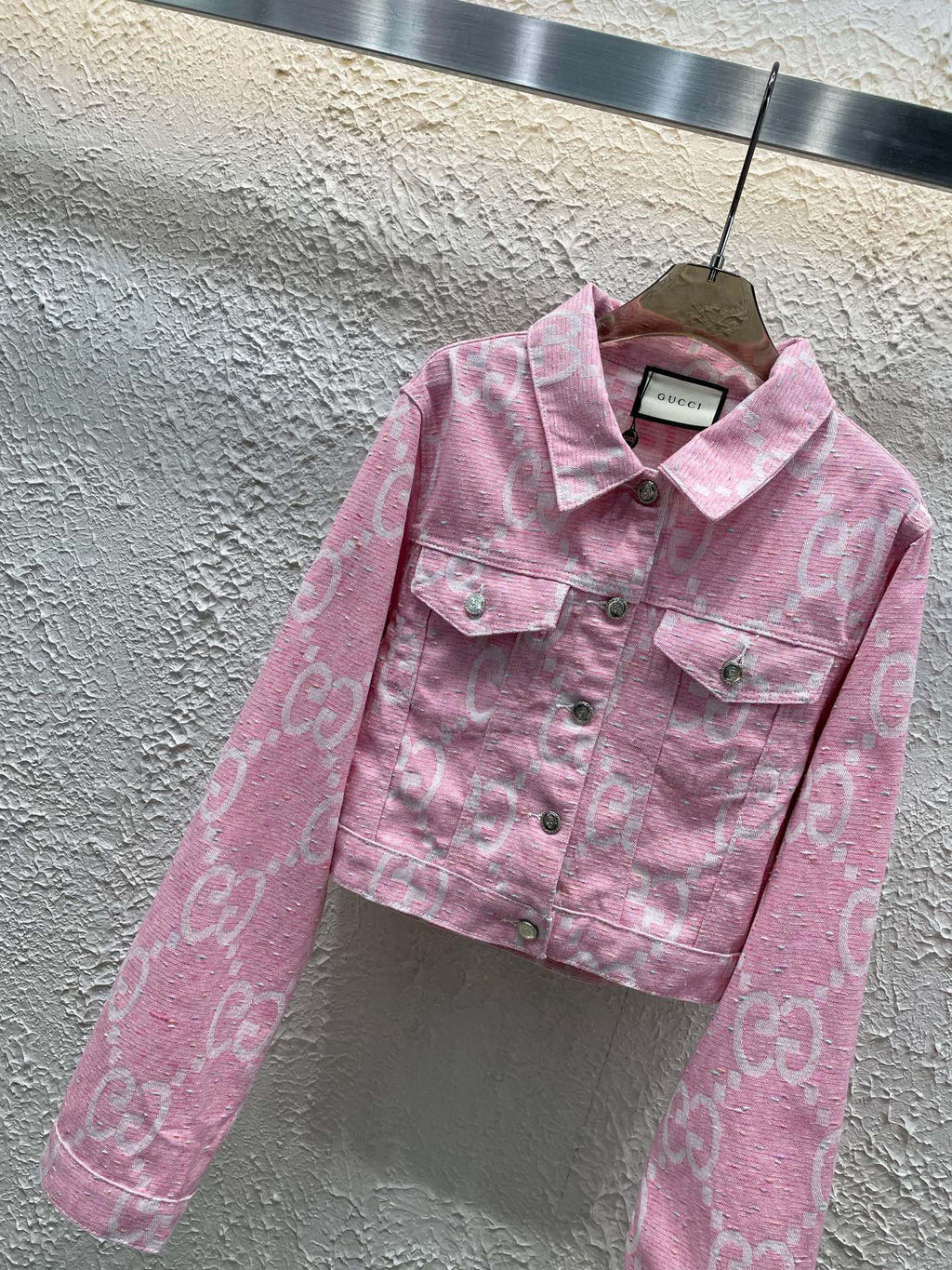 fashion print denim jacket 0725022805