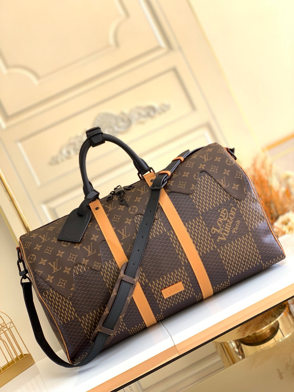 V Fashion Print Handbag 0724110412