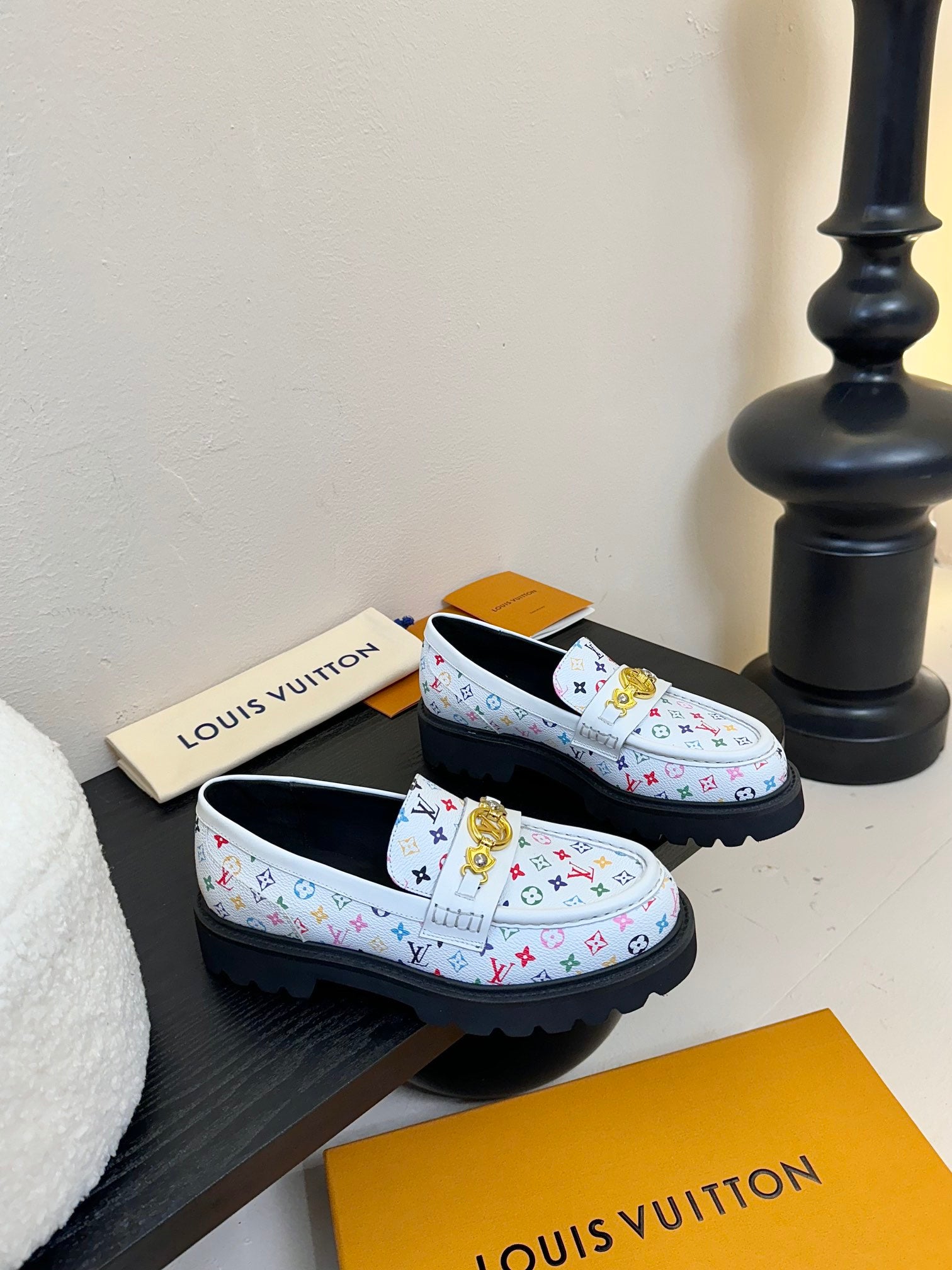 L loafers thick-soled leather shoes 0725031112
