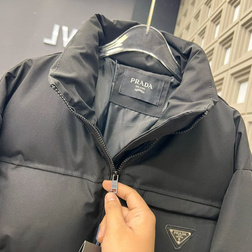 New Fashion Men's PRA Logo Collar Puffer Jacket PD1326102121