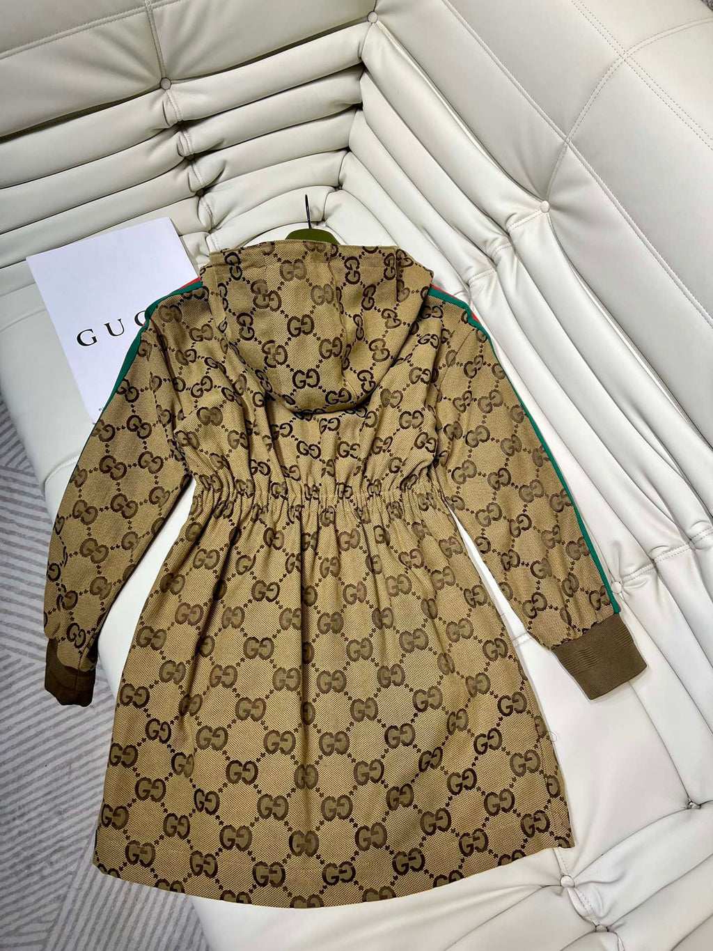 Hooded Jacquard Dress 0724070901