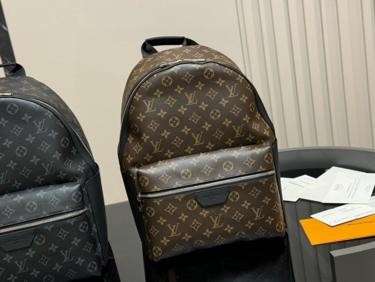 L fashion classic print backpack 0725012103