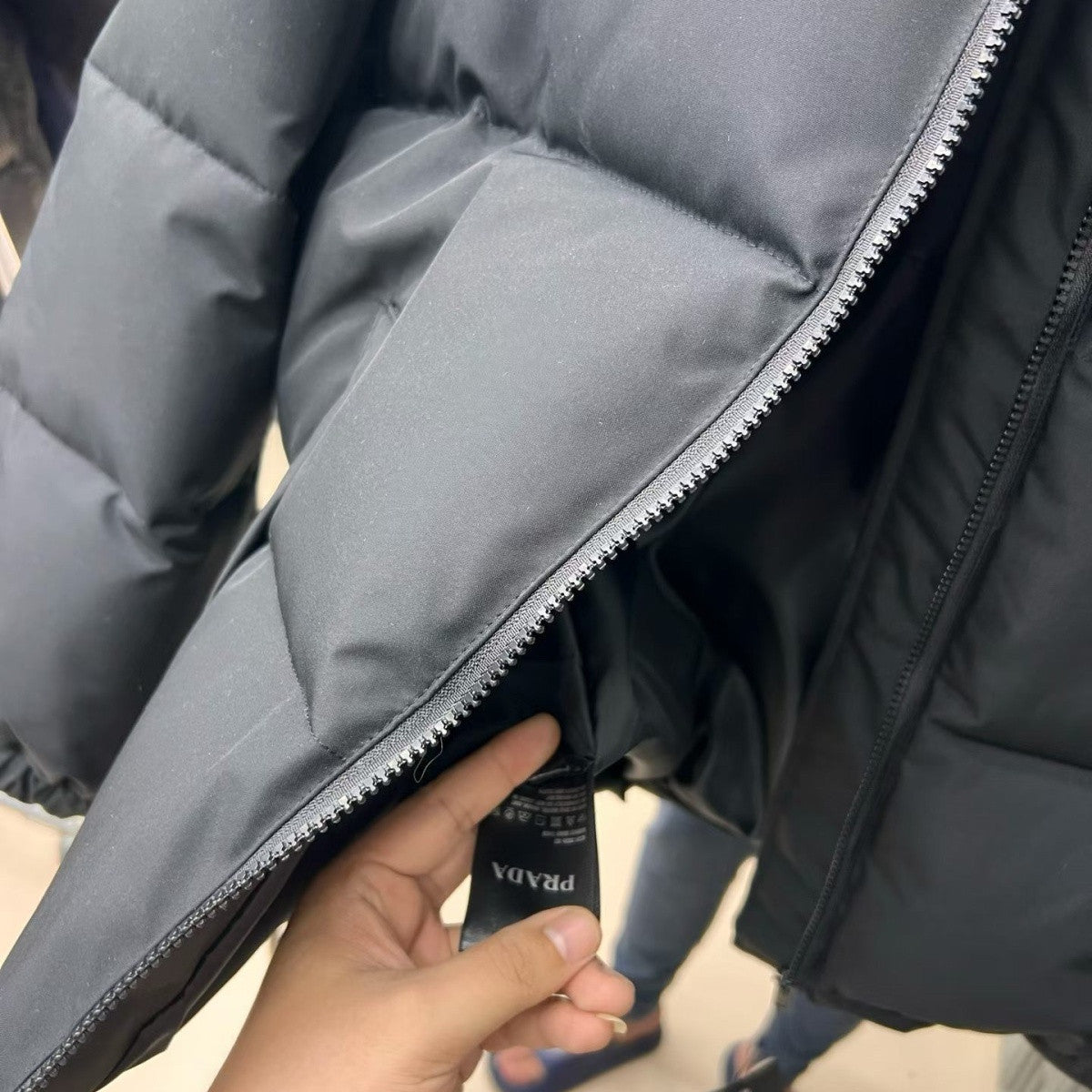 New Fashion Men's PRA Logo Collar Puffer Jacket PD1326102121