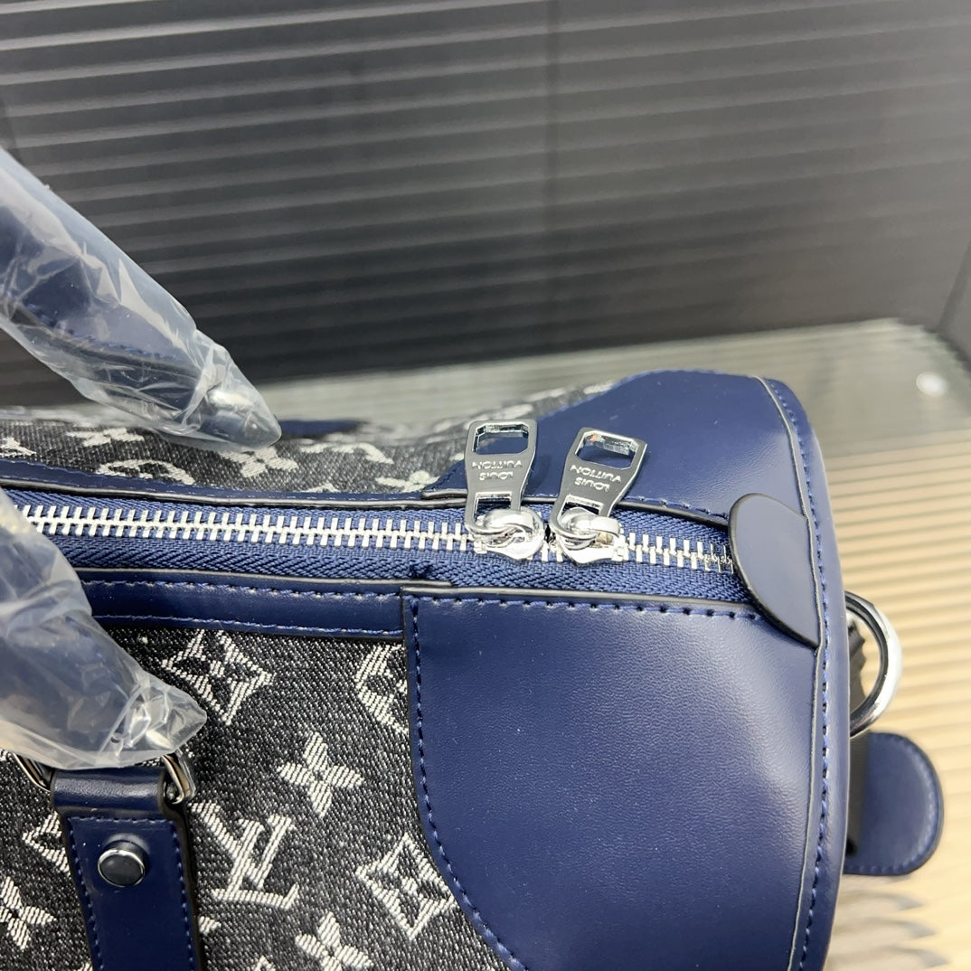 L Keepall Denim Travel Bag 1824120902