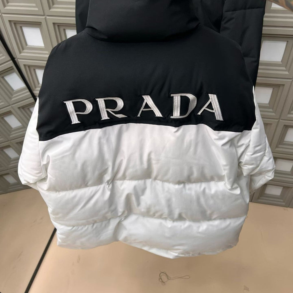 New Fashion Men's PRA Logo Collar Puffer Jacket PD1326102121