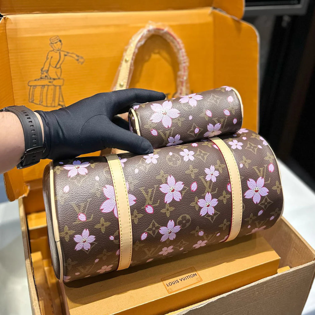 L Family Floral Cylinder Bag 1024122501