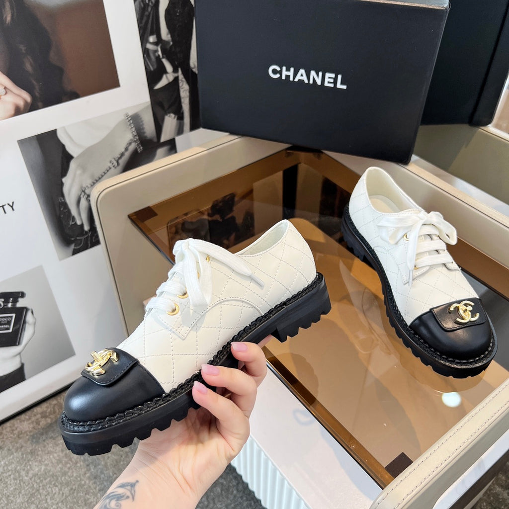 26SS New Women's Casual Leather Shoes 0726031012