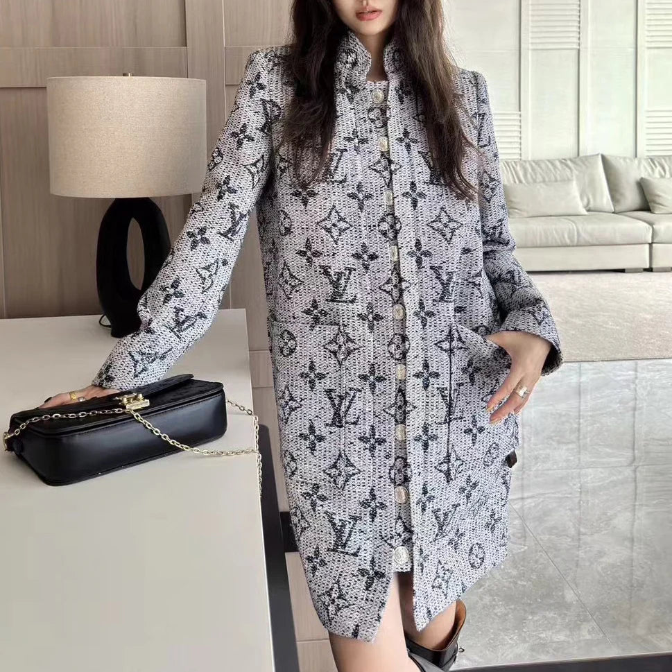 New Fashion Printed Coat 1024101108