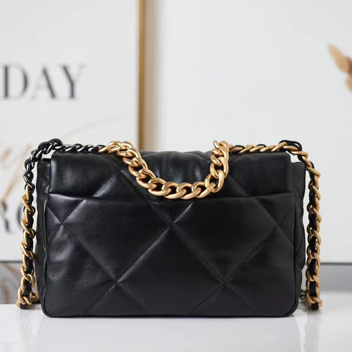 Handbag With Gold&SiLer-toned Hardware