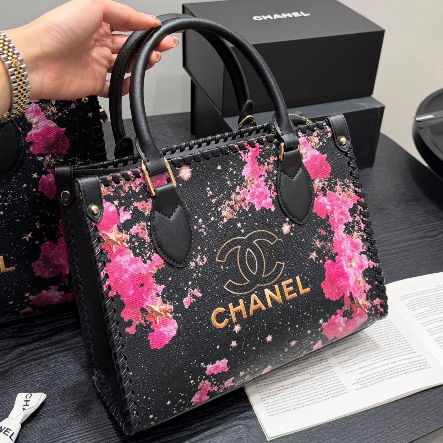 26SS New Women's Floral Graffiti Bag 0726031008