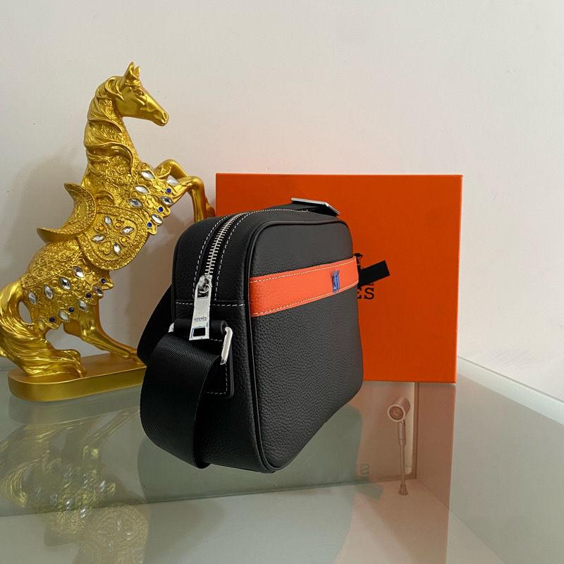 Light Luxury Trendy Travel Genuine Leather Shoulder Crossbody Bag For MenPD05202412609