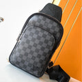 L fashion checkered chest bag 0725052706