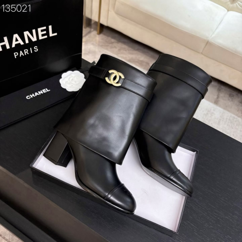 New Fashion Hanfmade Leather women's 5cm high-heeled bootsXC052026092801