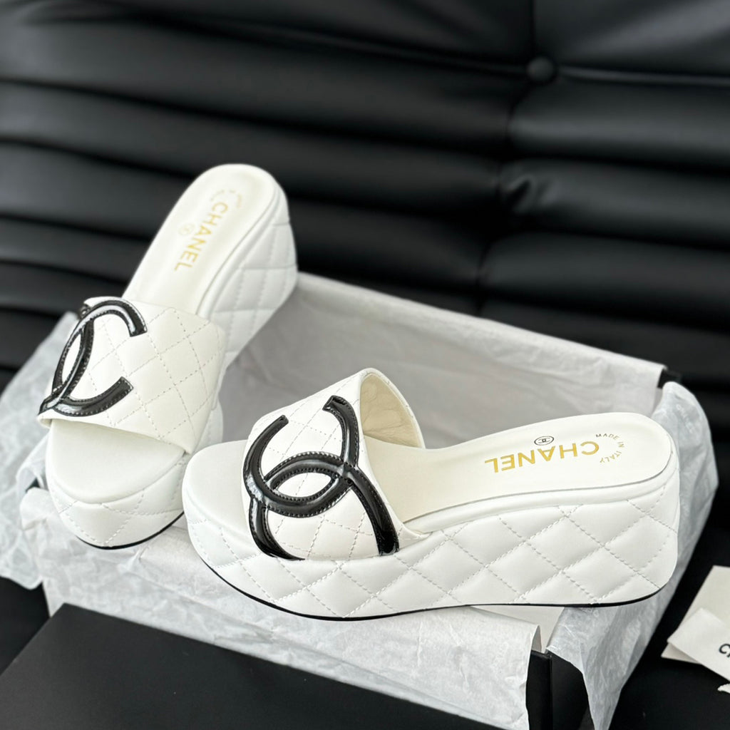rhombus platform slippers 0724050601