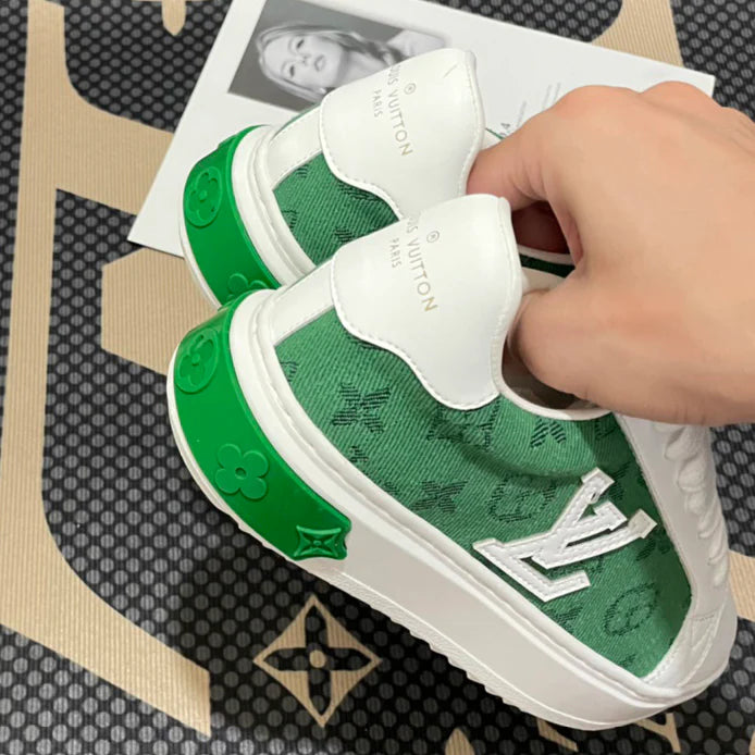 L Patchwork Denim Casual Shoes 1025030401