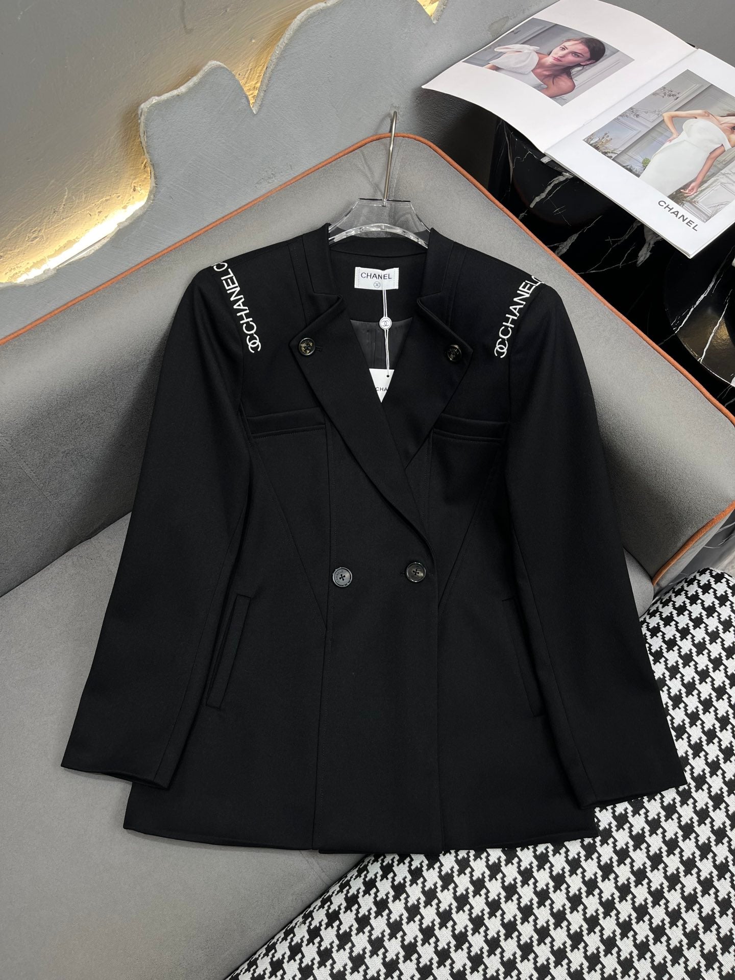 24SS autumn and winter new suit jacket/letter embroidery 0724121107