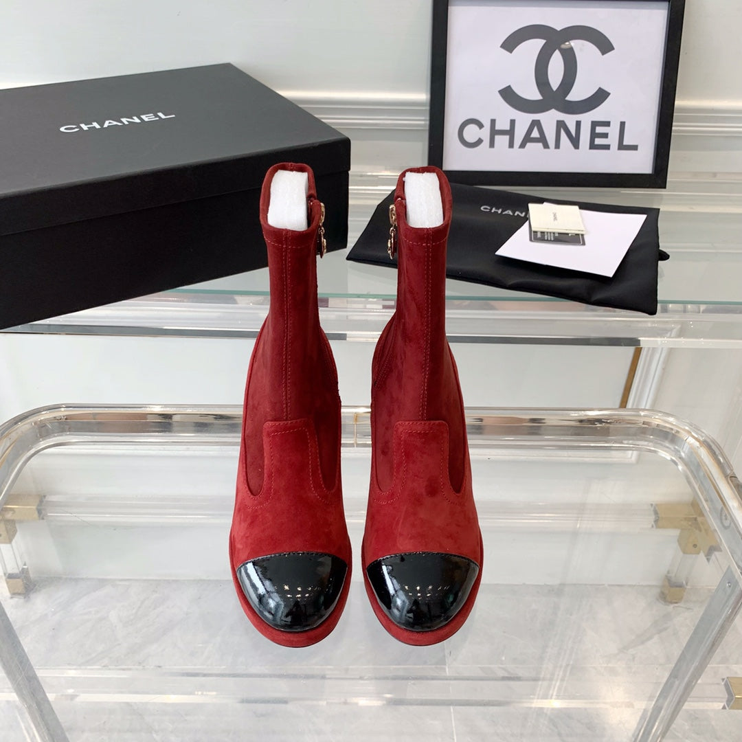 Fashion Cashmere High Heel Boots 0724102316