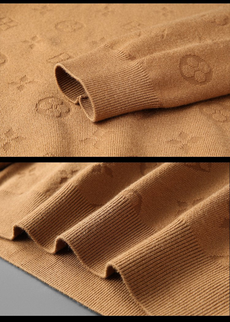 Fashion high-end round neck sweater slimming 1023112306