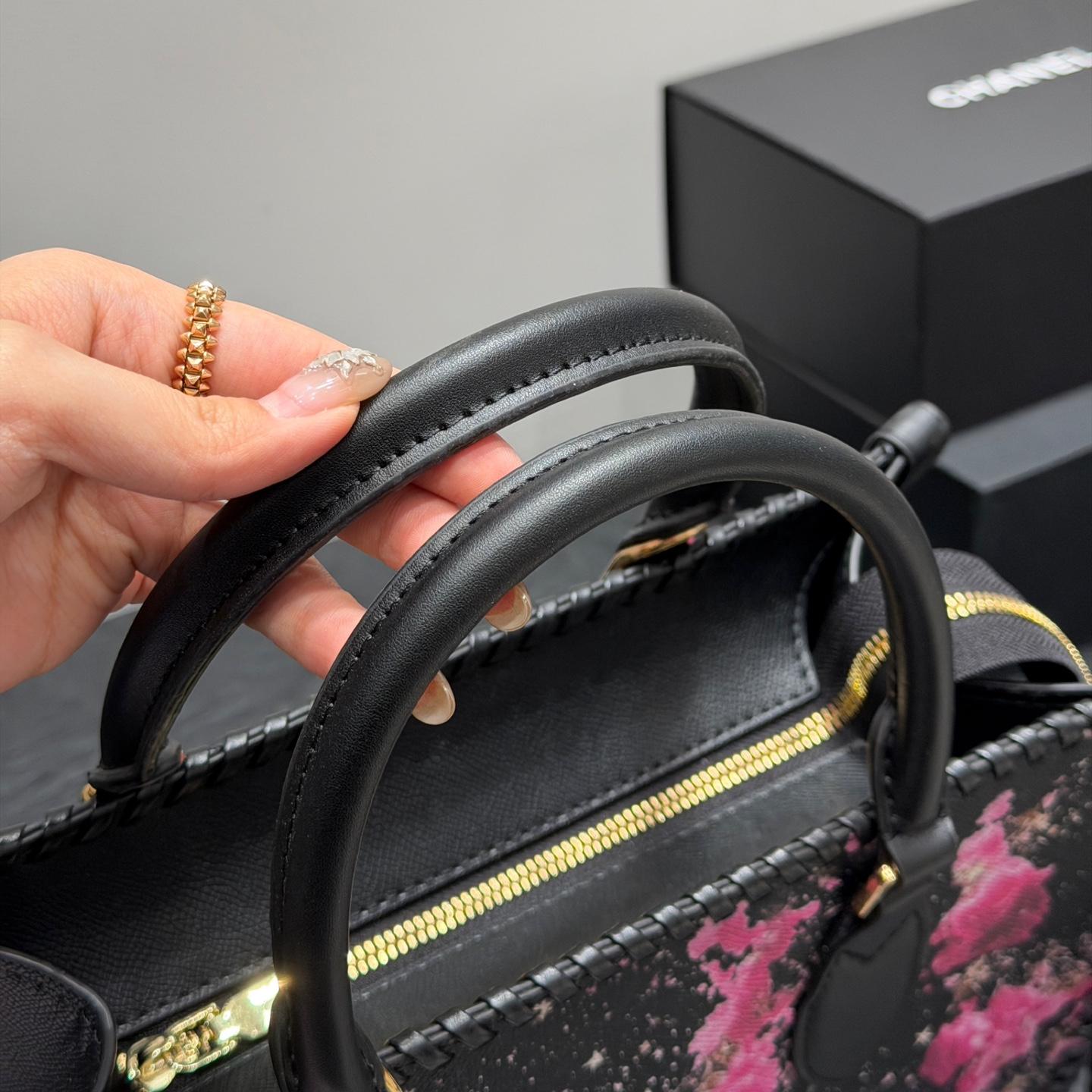 26SS New Women's Floral Graffiti Bag 0726031008