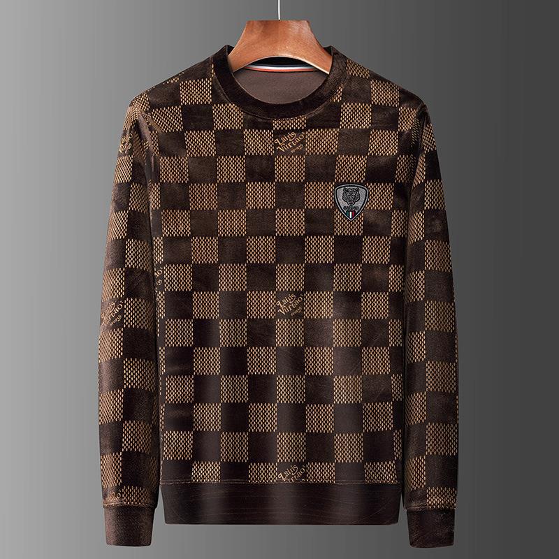 Men's knitted casual bottom shirt PF1023101329