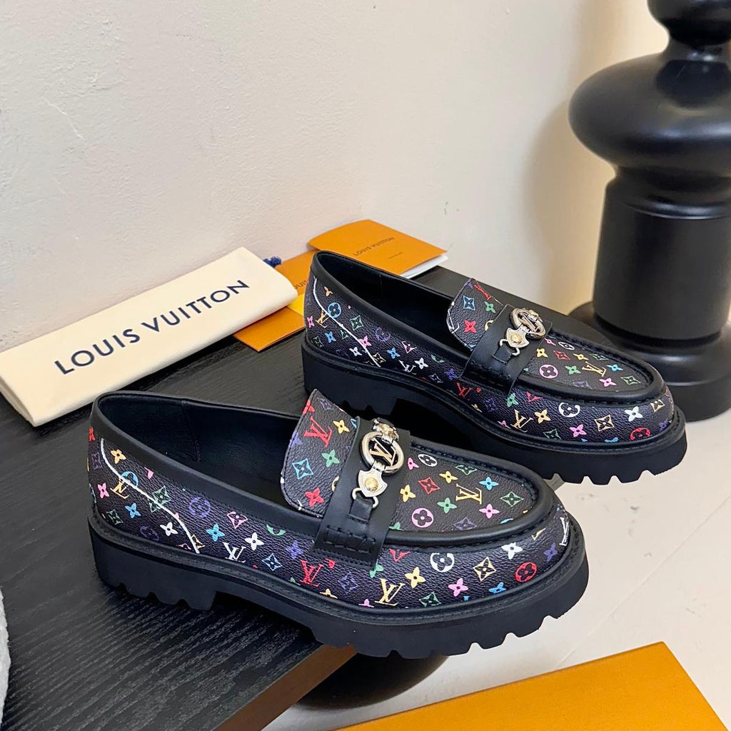 L loafers thick-soled leather shoes 0725031112