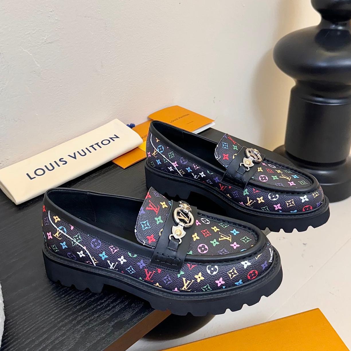 L loafers thick-soled leather shoes 0725031112