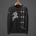 New Classic Plaid Crew Neck Knit Sweater 3D1326102707