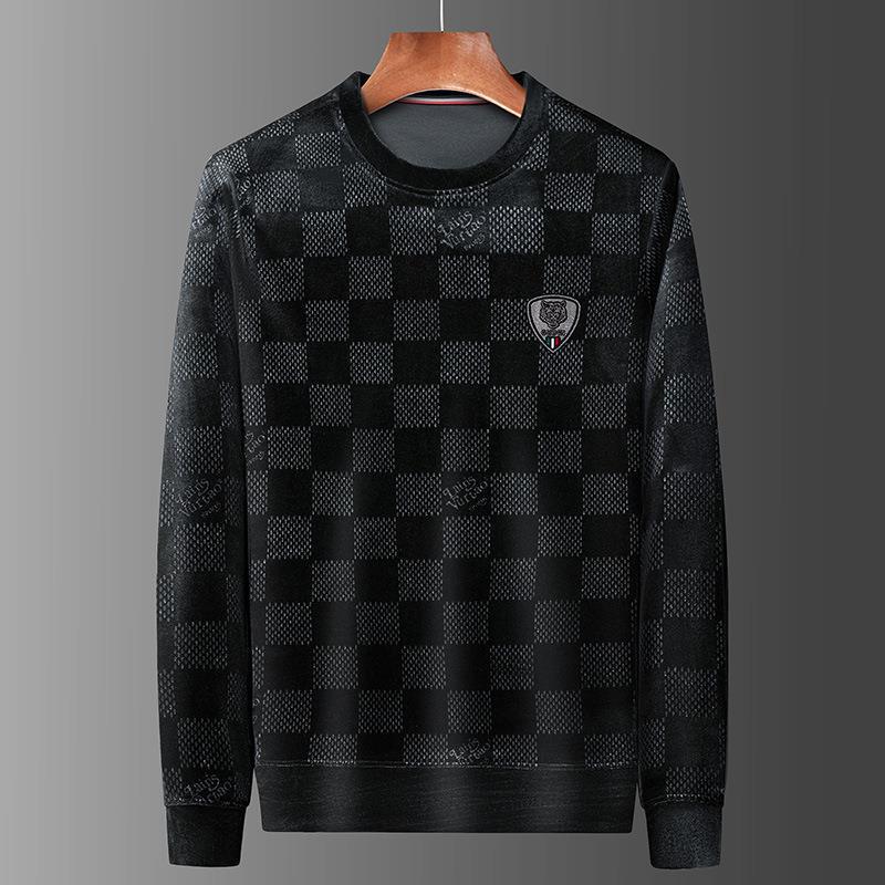 Men's knitted casual bottom shirt PF1023101329