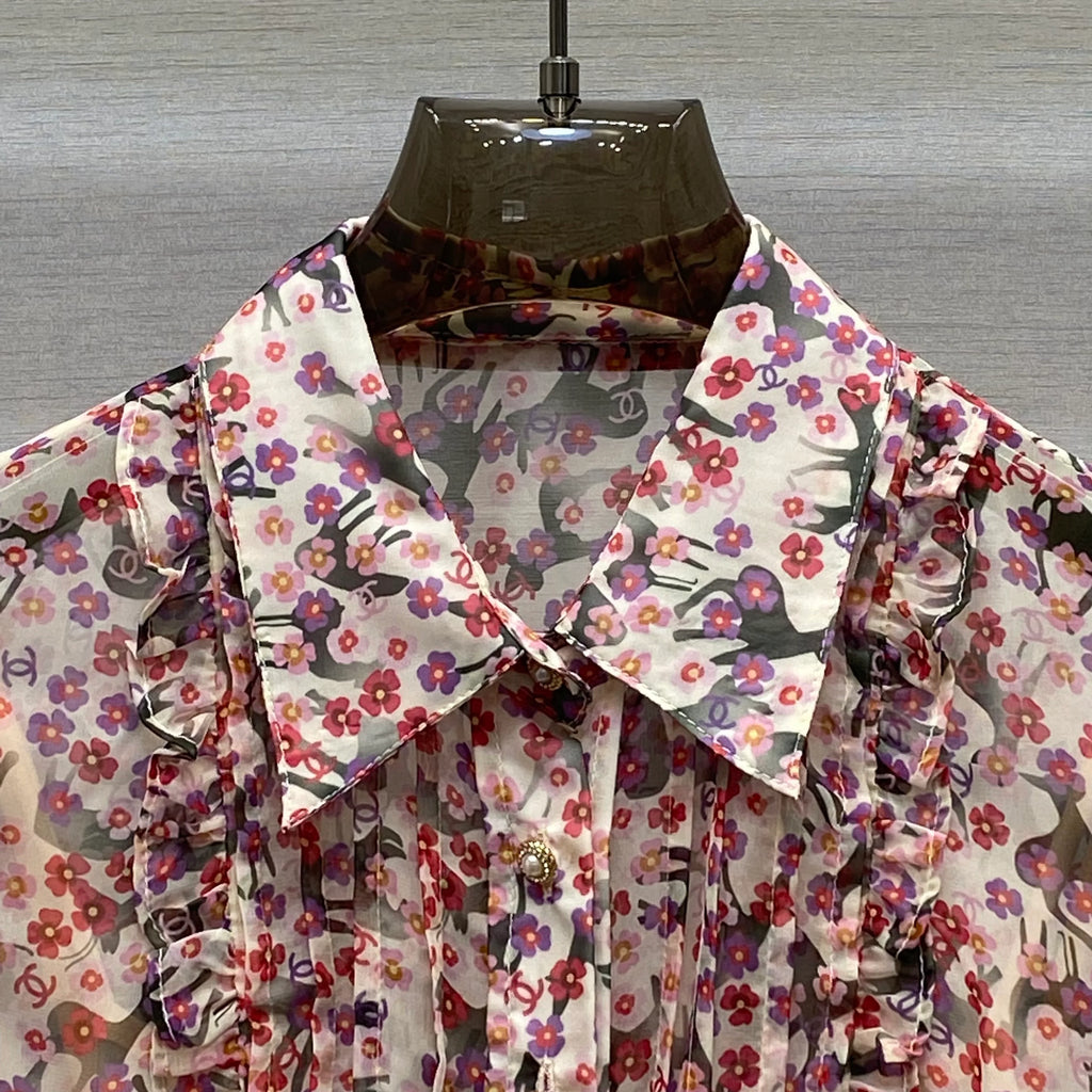 New fashion holiday style floral slim dresses for women 1025041705