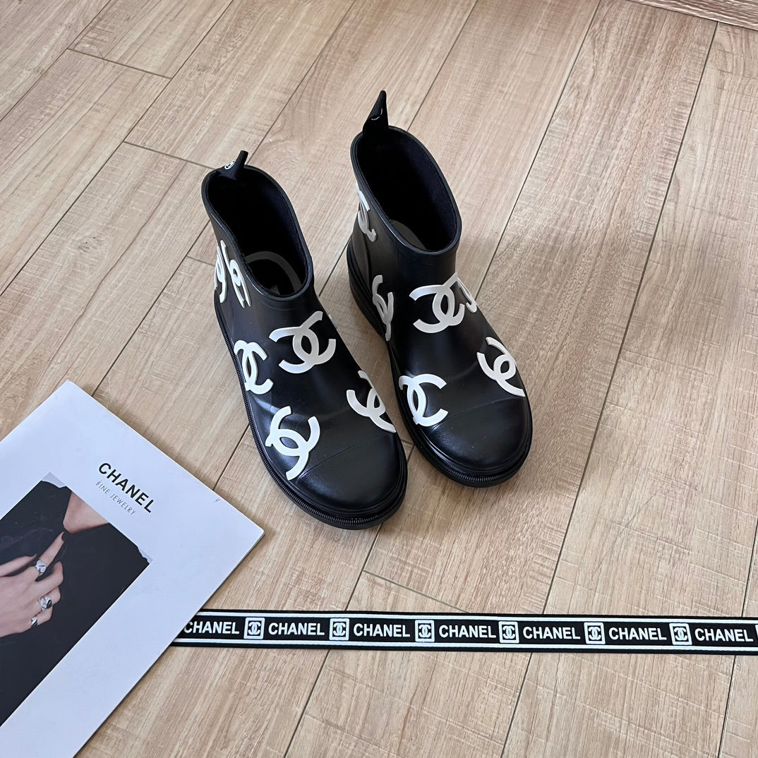New Fashion Logo Printed Short Rain Boots PF1326092105