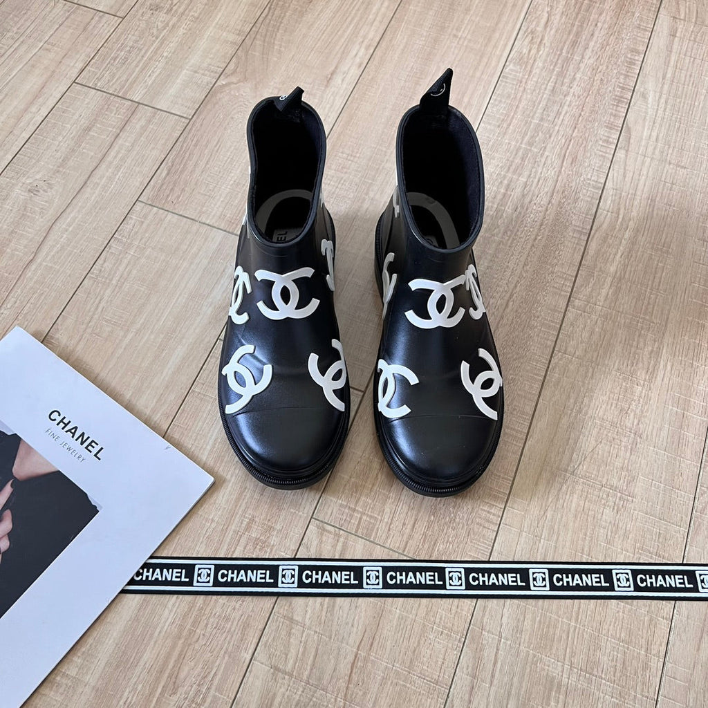 New Fashion Logo Printed Short Rain Boots PF1326092105
