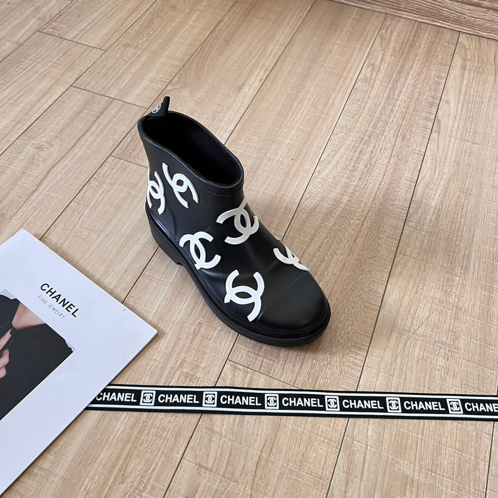 New Fashion Logo Printed Short Rain Boots PF1326092105