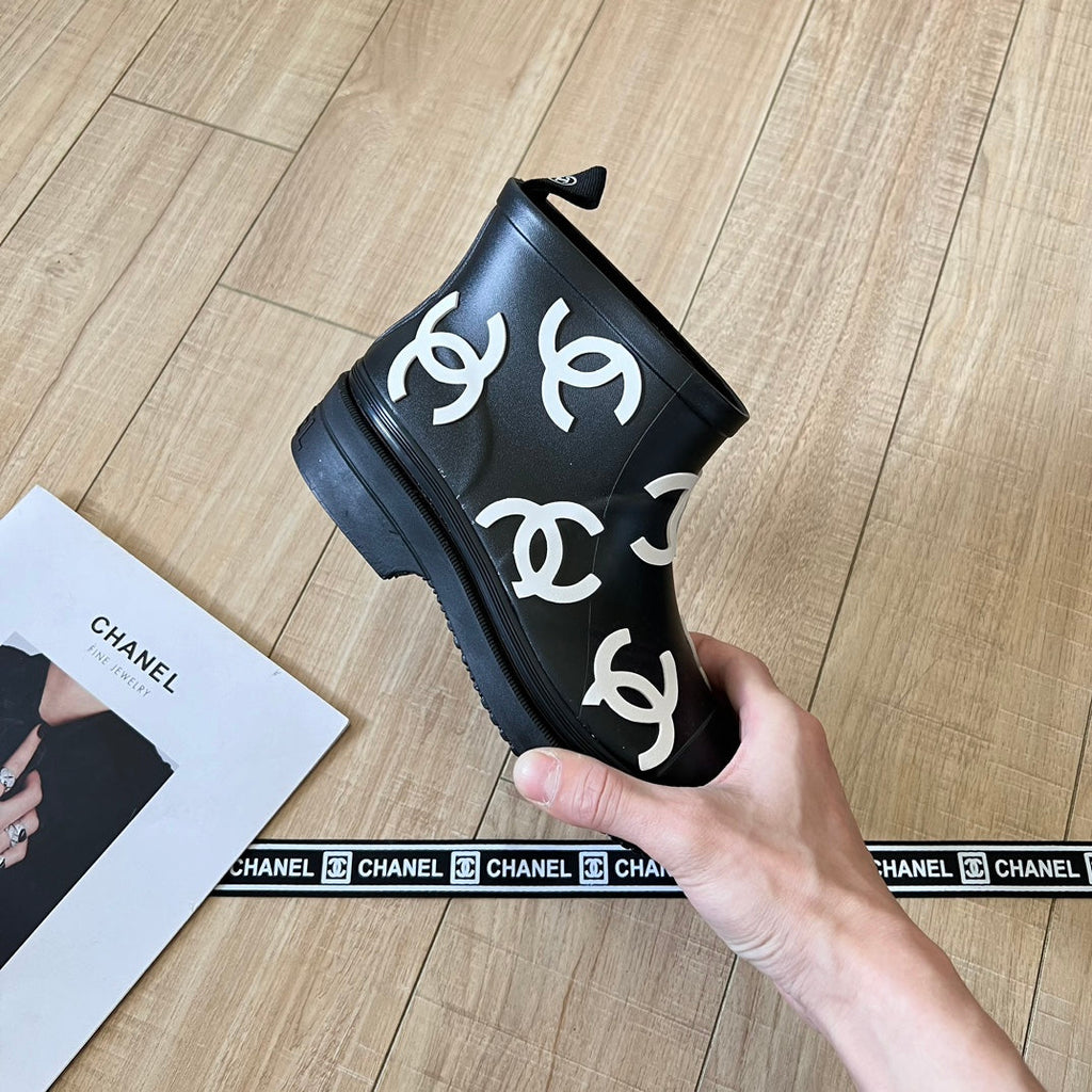 New Fashion Logo Printed Short Rain Boots PF1326092105