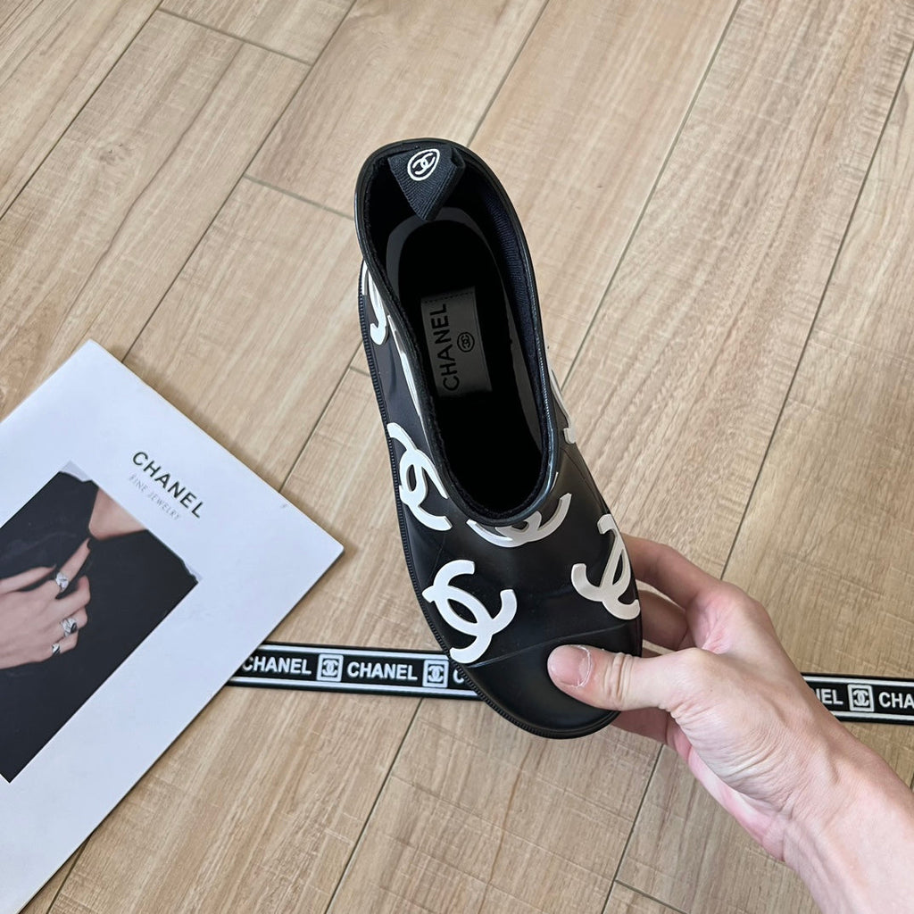 New Fashion Logo Printed Short Rain Boots PF1326092105